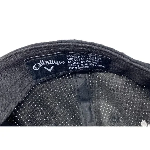 Callaway Golf Hat Rogue Odyssey Black Cap Adjustable Tour Authentic Chrome Soft - Picture 6 of 7